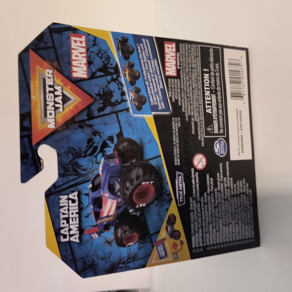 B21  Monster Jam  Captain America  truck - Picture 3 of 3